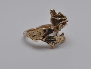 Physis - Fragmenta - Anello Cin con quarzo rutilato