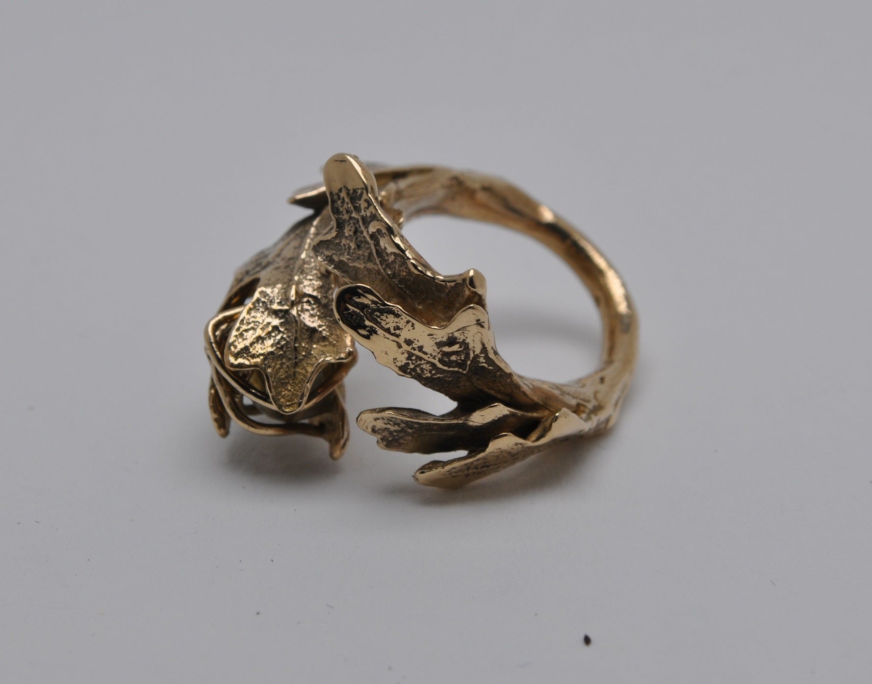 Physis - Fragmenta - Anello Cin con quarzo rutilato